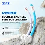 Silicone Swimming Diving Scuba Breathing Tube Dry Snorkel For Kids