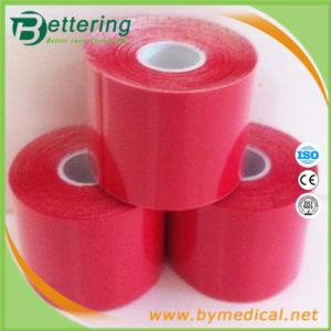Quality Kinesio muscle tape 5cmX5m red colour wholesale