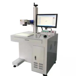 Quality 20/30/50W fiber laser making machine desktop laser fiber marking machine for metal wholesale
