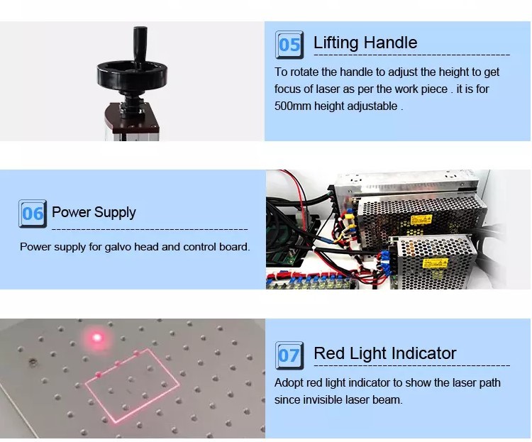 Optical Fiber Laser Marking Machine 30 Watt Fiber Laser Engraver