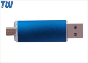 Quality Bulk Metal Body OTG Disk 8GB Thumb Drives Flash Transparent Caps wholesale