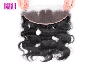 Quality Pre Plucked Human Hair Lace Frontal Cuticle Aligned Body Wave 13x4 Lace Frontal wholesale