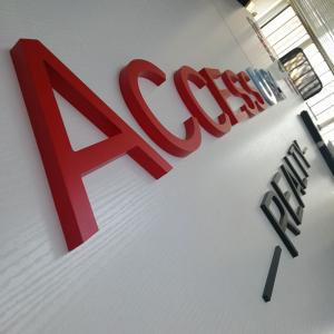 Quality Advertising Large Company Name Wall Signs Board Waterproof IP67 wholesale