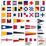 International Code Of Signals Flags International Maritime 45 X 12"