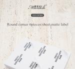 Self Adhesive Dye Ink Matte Surface Die Cut Sticker Paper