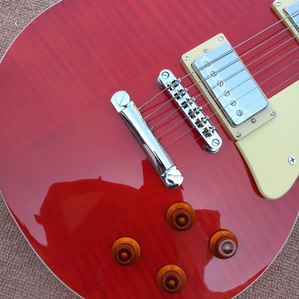 New style high quality Standard LP 1959 R9 electric guitar, Quilte Maple top rosewood fingerboard Electric guitar, free