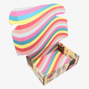 Quality Corrugated Paper C2S Art Paper Apparel Packaging Boxes Rectangle wholesale