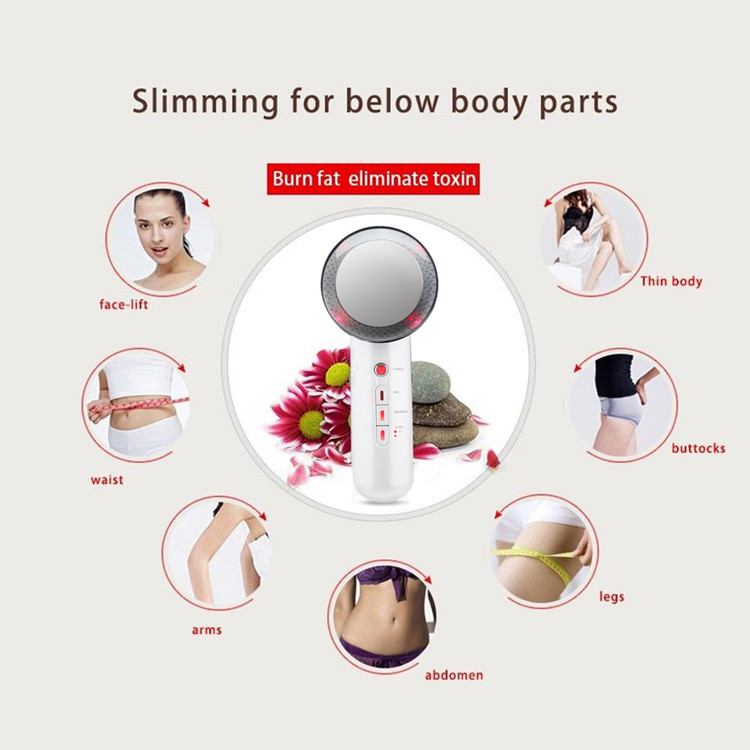 12W EMS RF Beauty Machine Ultrasonic Infrared Slimming Machine AC100V