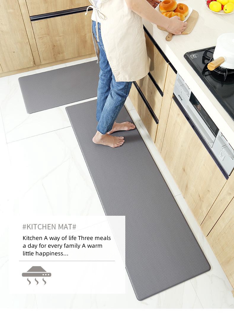 PVC Anti-Slip Kitchen Runner Mat for Water-proof Stains and Grease Protection in Bath