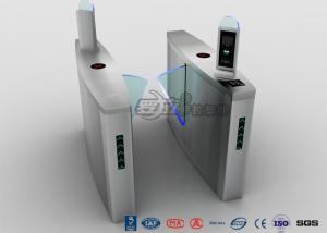 Quality Fingerprint Flap Barrier Turnstile Half Height Security 304 Stainless Steel wholesale