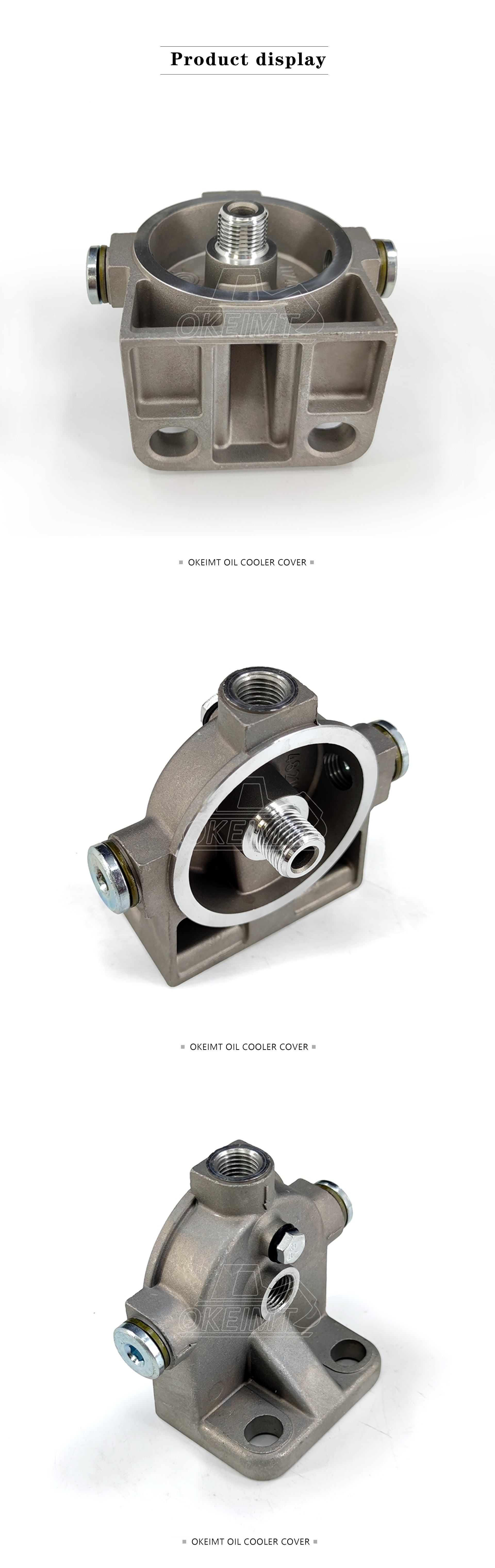 Diesel Filter Head EC210-O Corrosion Resistant High Performance Standard Exported Pakage Fuel Filter Head