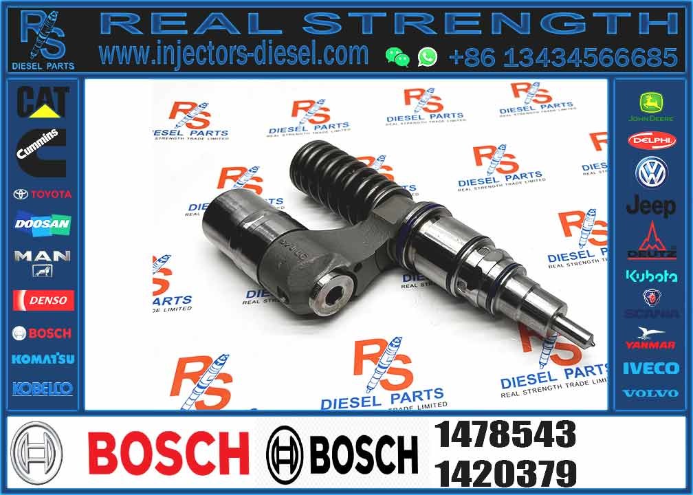 Real Fuel Injector Assembly 1478543 For Scania D12 Series