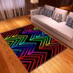 Geometric floor mat, bedroom, restaurant carpet, carpet