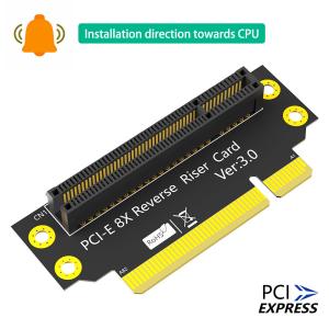 Quality Custom 8X 3.0 PCI-E 90 Degree Reverse Male To Female Riser Card wholesale