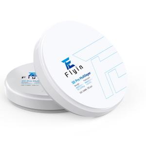 Quality Flyin New Popular Sale Cad Cam Zirconia Blocks 14mm 3D Pro Multilayer Zirconia Blocks wholesale