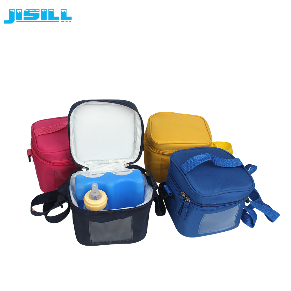 4 Bottle Carry Insulated Wine Beer Bottle Cooler Bag With Wavy Shape Ice Pack