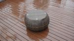 4pcs poly rattan pool furntiure