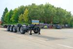 12 Tire Number Skeleton Flatbed Container Chassis Semi Trailer for Discount