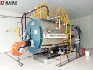 Quality Diesel Heavy Oil Fired Hot Water Boiler 700 Kw With 1.25 MPa Working Pressure wholesale