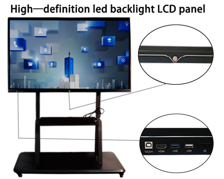 85 Inch Interactive Flat Panel Displays 16:9 Ratio IWB Interactive Whiteboard