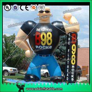 Quality The Gym Advertising Inflatable Muscle Man wholesale