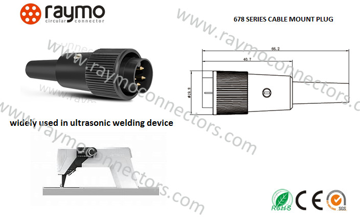 Electrical Equipment Bayonet Locking Connector Light Weight High Sealing Performance