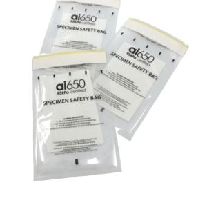 Quality Custom 95 KPa Medical Clear Biohazard Bags Self Adhesive For Hospital And Lab wholesale