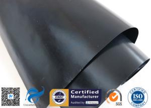 Quality 15.75x13&quot; Black Silicone Fiberglass Baking Mat , PTFE BBQ Grill Mat wholesale