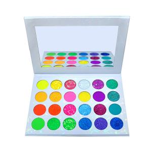 Quality Private Label Long Lasting Vegan Glitter Eye Shadow Palette wholesale