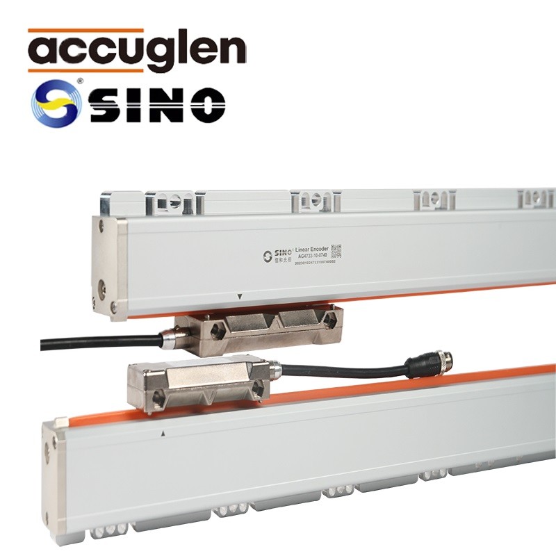 TTL Signal Ka-200 Linear Glass Scale Encoder For Lathe With 5um/1um Resolution