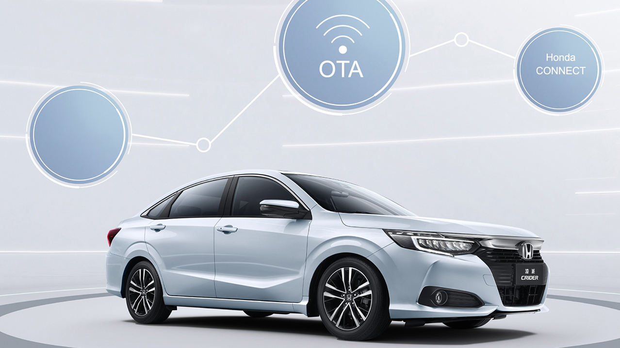 Guangqi Honda Crider Speed 190km/h 4 Door 5 Seat Gas Petrol Car without Touch Screen