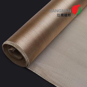 Quality 0.8mm Heat Treated Fiberglass Fabric Satin Weave Welding Fire Blanket wholesale