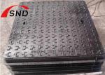 Solid Cover Ductile Iron Square Manhole Cover For Gas & AirTight Inspection