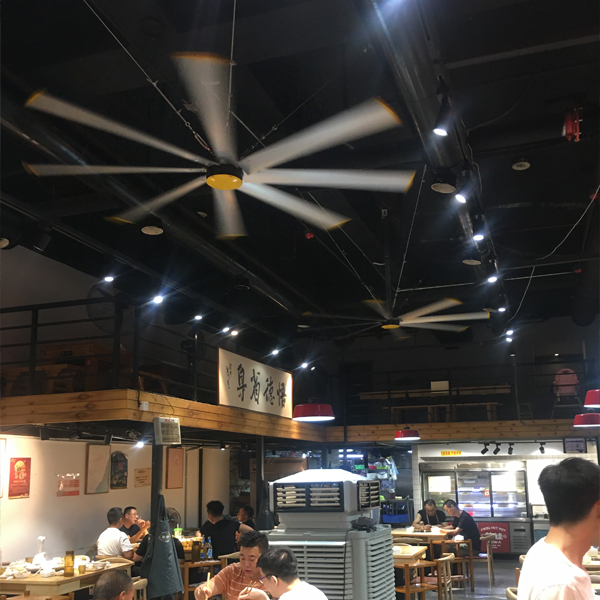 Powerful 1.5KW Ceiling Fan 5.5m 18FT for Farm Air Cooling and Industrial Ventilation
