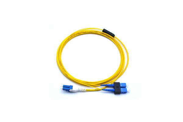 SC-LC Singlemode Duplex Fiber Optic Cable / Connector / Jumper For Computer