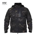 Men's Waterproof Tactical Combat Jacket Hoody Winter Solid Camouflage Coat