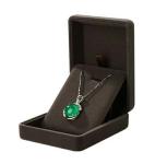Brown Printing Jewelry Velvet Box Elegant Design For Ring / Bangle Gift Storage