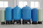 RO FRP Sealed Reverse Osmosis Water Storage Tank 0.25M3 - 200M3 With Blue /