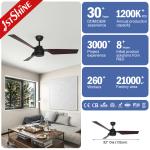 Reading Room 64.4w ABS Ceiling Fan Ac Inverter Silent Design