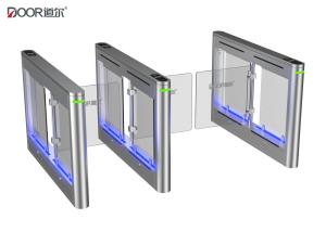 Quality Single Body Supermarket Swing Gate / Intelligent Automated Turnstiles wholesale