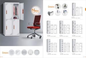 Quality 6 door steel Space saving furniture recessed handles school locker for changing room wholesale