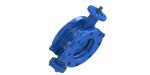 AWWA C504 Double Eccentric Butterfly Valve Drinking Water Approved SS304 Coated