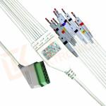 Nihon Kohden BJ900P ECG Monitor Cable 10 Leadwires Banana IEC