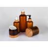 Buy cheap Bamboo Lid Empty Facial Cream Pump Lotion Jars Containers Cosmetic Packing Set from wholesalers