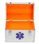 ABS Medicine Box Aluminum Silver Medical Case With Handle