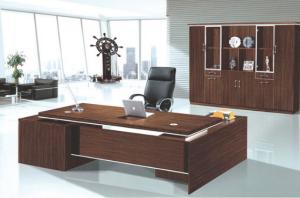 Quality modern big boss MFC office executive table furniture in stock wholesale