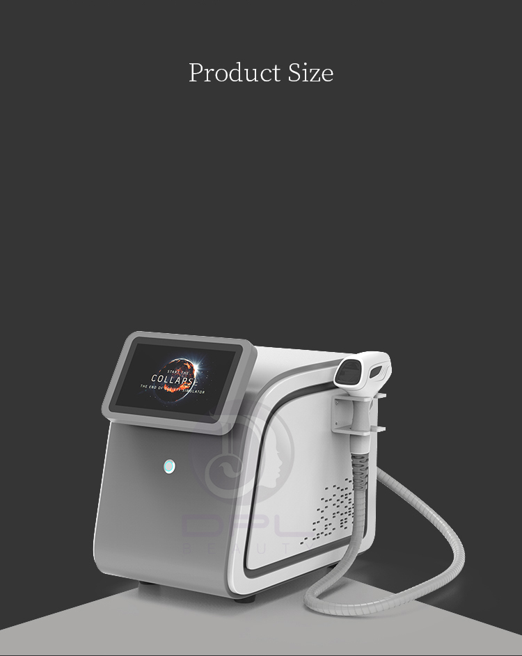 2 in 1 High-quality Portable 808 Diode Laser Professional Skin Rejuvenation Hair Removal Machine