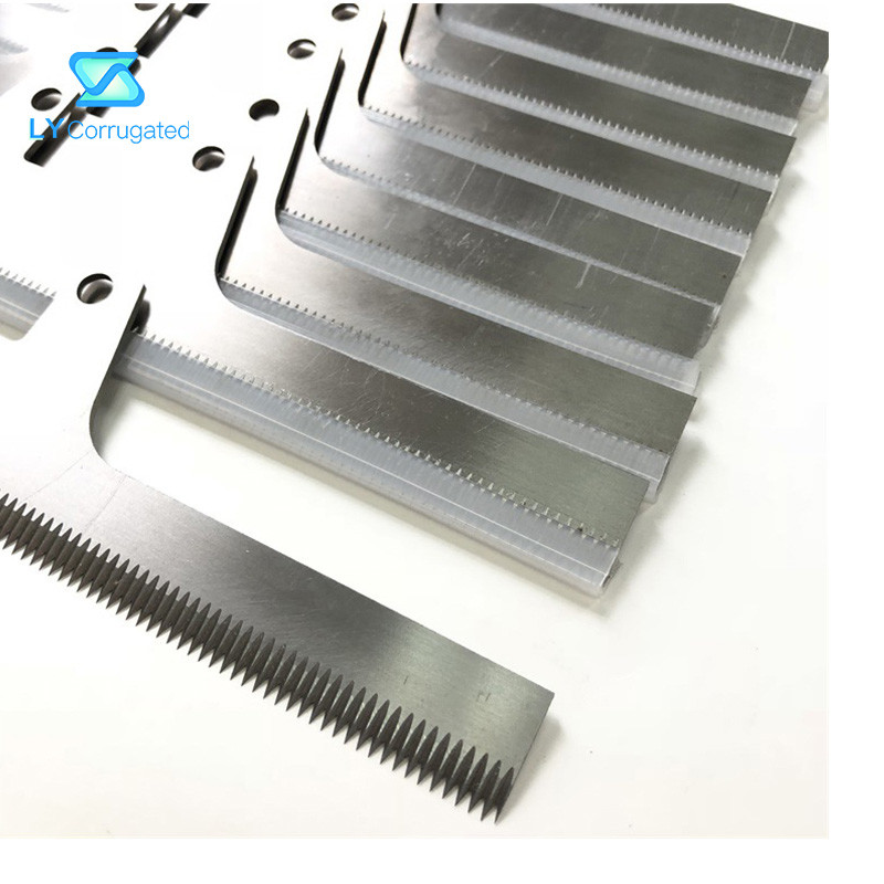 3mm Thick Zigzag Bag Cutting Knife Packaging Machine Steel Saw Serrated Blade