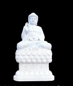 Quality Chinese White Marble Carving Figure Buddha Sculpture wholesale