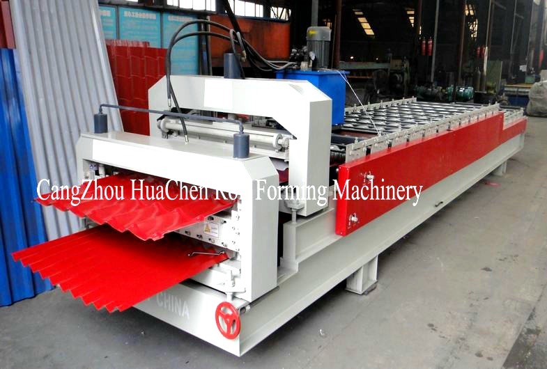 Automatic Steel Double Layer Roll Forming Machine / Machinery Low Noise